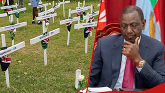 Uhuru Park: Kenyans shout anti-Ruto slogans as names of fallen protesters are read out
