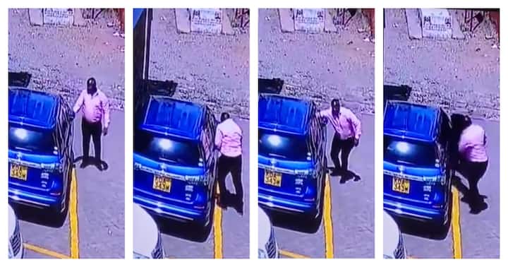 Video Captures Neatly Dressed Man Breaking Into Car Walking Away With Bundle Of Cash Ke