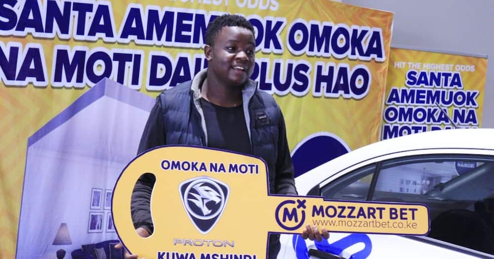Talented 21-year-old Kakamega resident announced latest Omoka na Moti promotion winner.