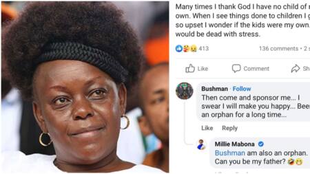 Millie Odhiambo Hilariously Claps Back at Man Who Begged Her to Adopt Him: "I'm Also Orphan"
