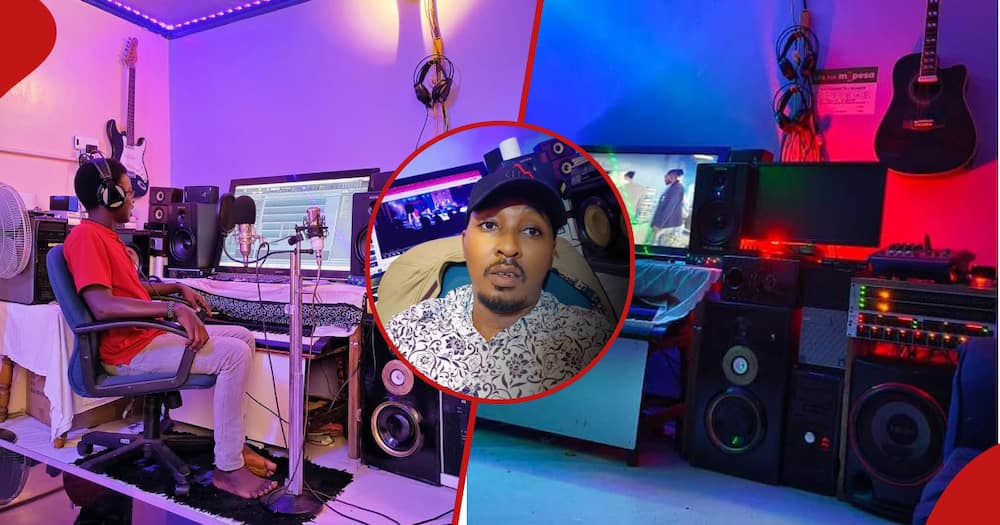 Moses Muraya's journey from street boy to giving back to the community with over KSh 3 million studio.