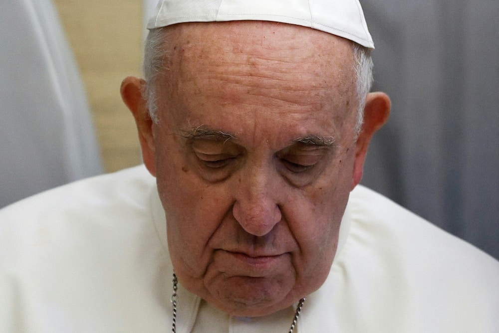 Pope Francis likened the abuse to 'genocide'