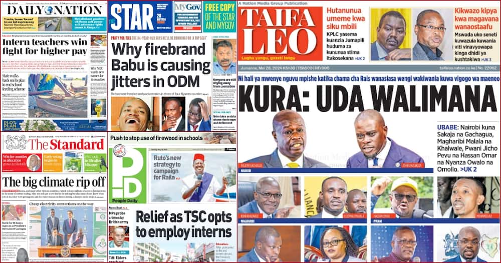 Kenyan top newspapers