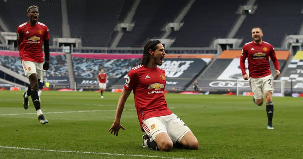 Man United striker Edinson Cavani. Photo: Getty Images.