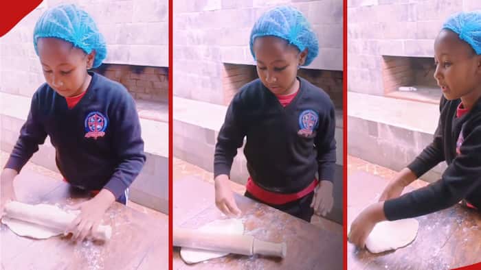 DJ Mo's Daughter Wambo Prepares Pizza for Posh International School Project, Amuses Kenyans