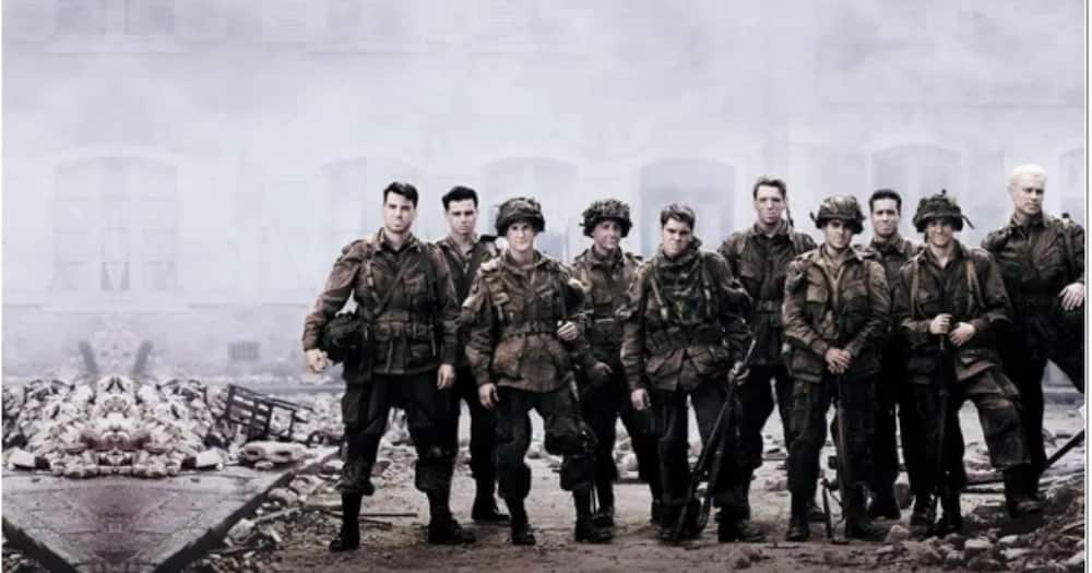 Band of Brothers is a landmark miniseries produced by Tom Hanks and Steven Spielberg. Photo: Showmax.