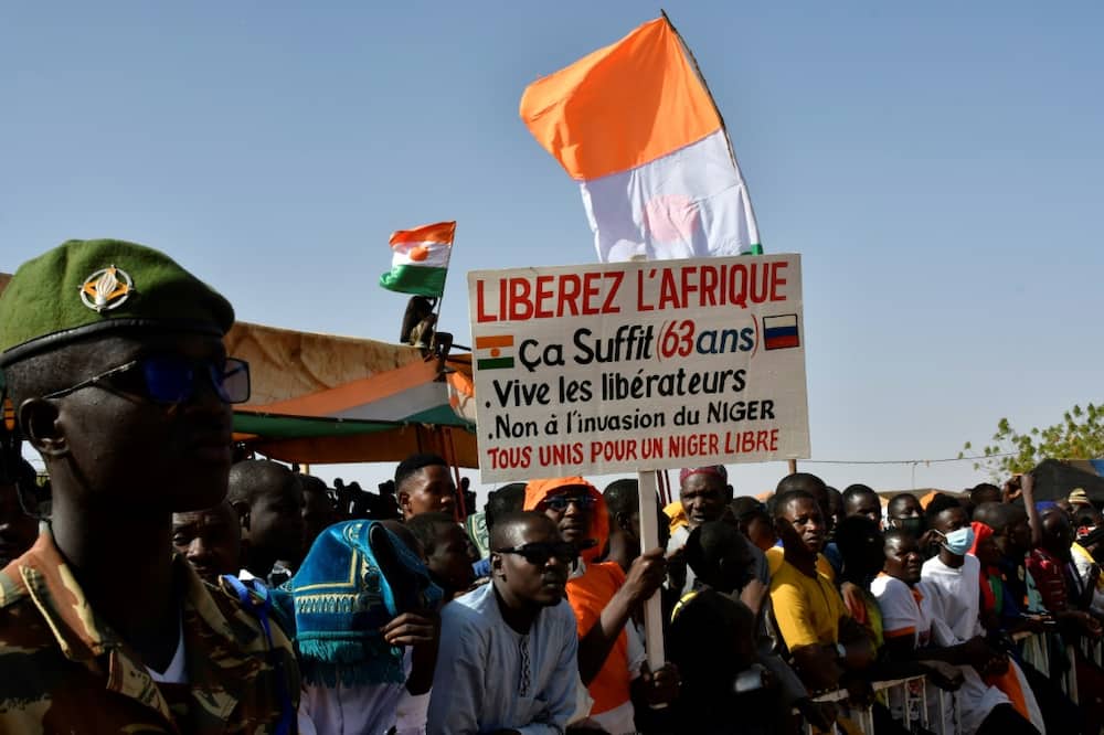 Niger citizens celebrated the departure of French troops in 2023