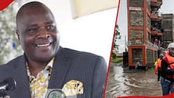 Video: MP Khamala Arms Himself with Basin, Bucket as Floodwaters Sweep Through His Nairobi Home