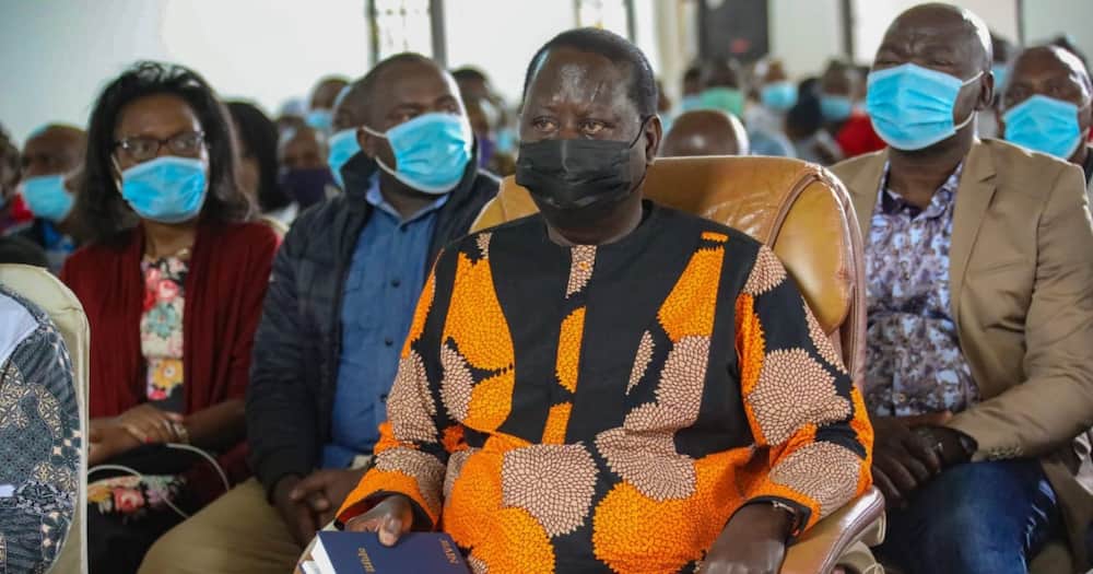 ODM leader Raila Odinga claimed his father was a hustler.