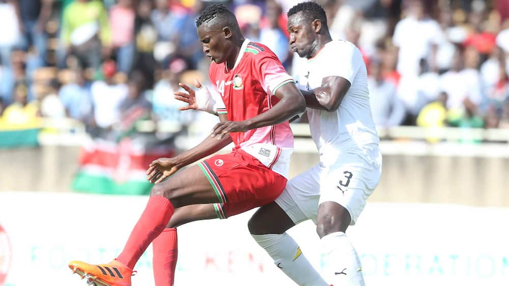 Injured Michael Olunga out of Ghana game, Were recalled