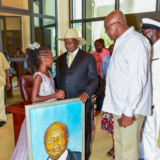 Rais Yoweri Museveni amualika ikuluni msichana wa miaka 10 kutoka Mombasa