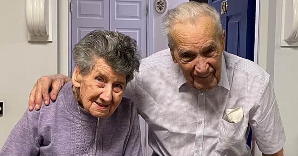 They celebrated their 81st wedding anniversary. Photo: Daily Mail.