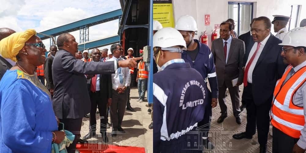 1,000 direct jobs: Uhuru launches KSh 5.8B cement factory in Salgaa