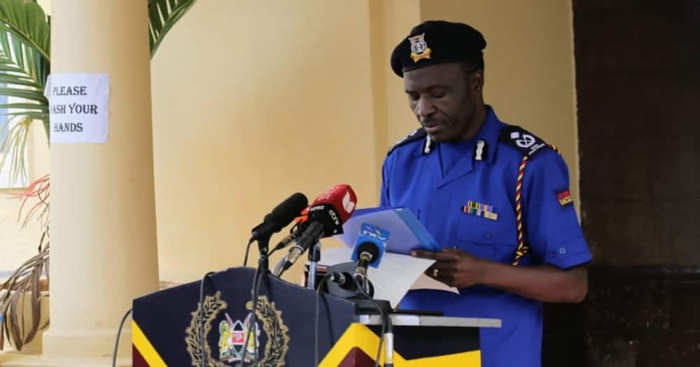 Kenya's new police spokesman Bruno Shioso. Photo: National Police Service.