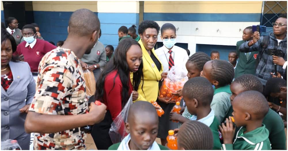 Charlene Ruto dazzled people after spending time with Langata Primary pupils. Photo: Charlene Ruto.