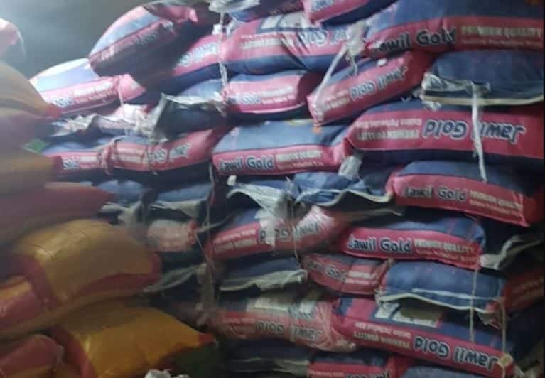 Three suspects arrested repackaging 1500 bags of expired rice