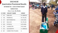 Levis Otieno: Mvulana wa Kanga Boys Aliyefika Shuleni na Sanduku Tupu Akwangura B+ Katika KCSE