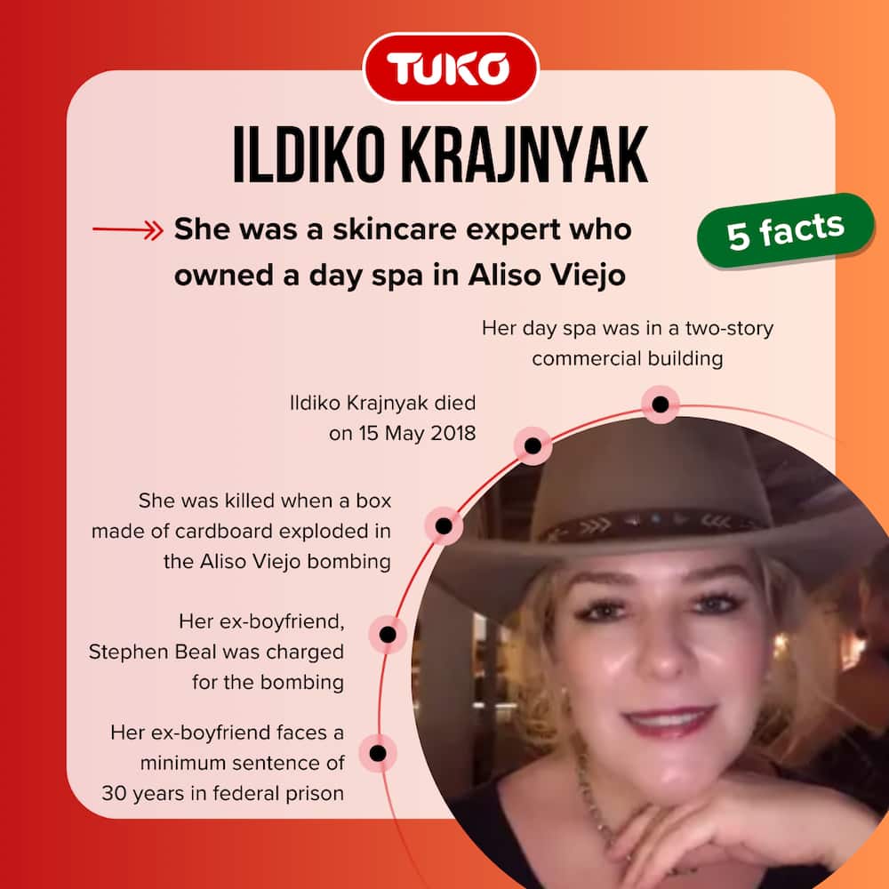 The late skin care expert Ildiko Krajnyak