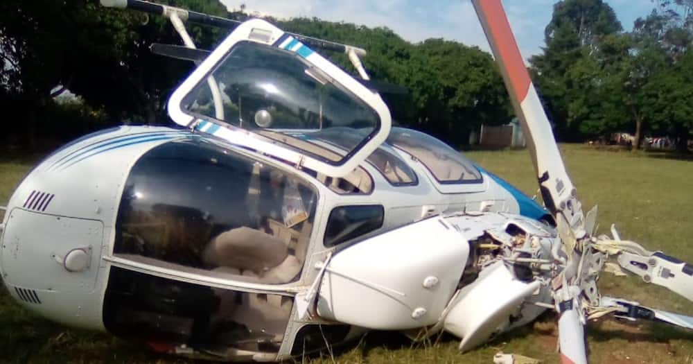 Video Showing Raila Odinga's Helicopter Crash in Gem Emerges