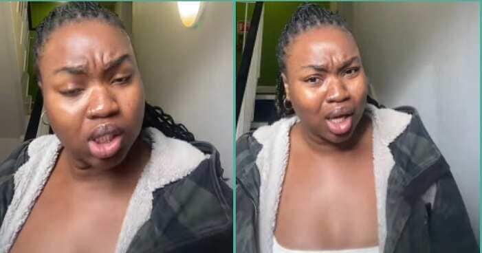 A Nigerian lady in the UK cries out after her job application was declined.