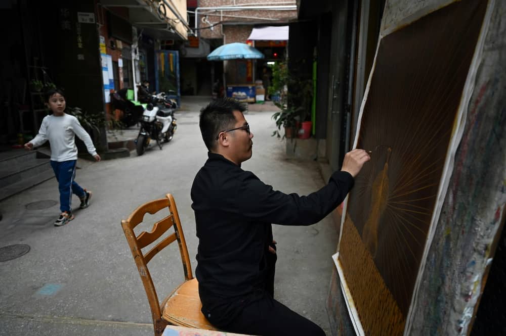 "I used to copy Picasso's work, and now I have my distinct style," Wu Feimin said