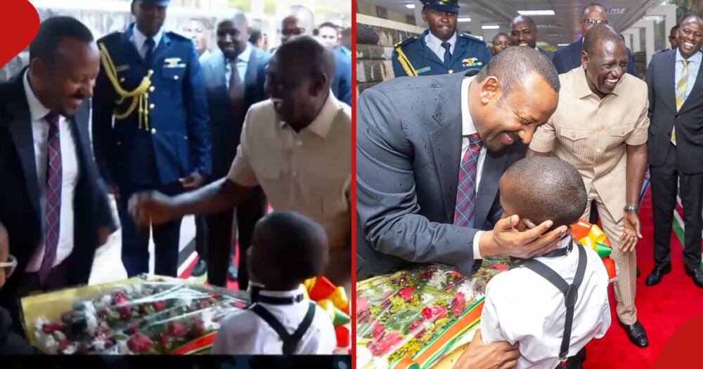 President William Ruto receives Ethiopian Prime Minister Abiy Ahmed.