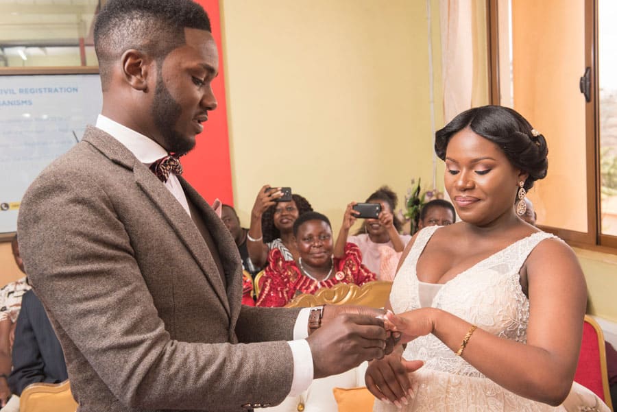 Couple wed in two different churches to ease religious tension
