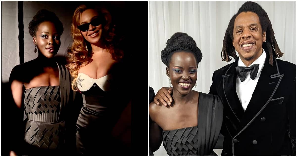 Photos: Lupita Nyong'o Hangs out With Jay-Z, Singer Beyoncé at Awards ...