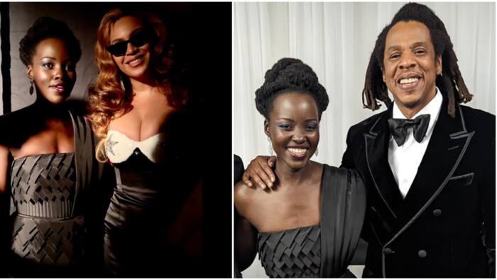 Photos: Lupita Nyong'o Hangs out With Jay-Z, Singer Beyoncé at Awards Night in Los Angeles