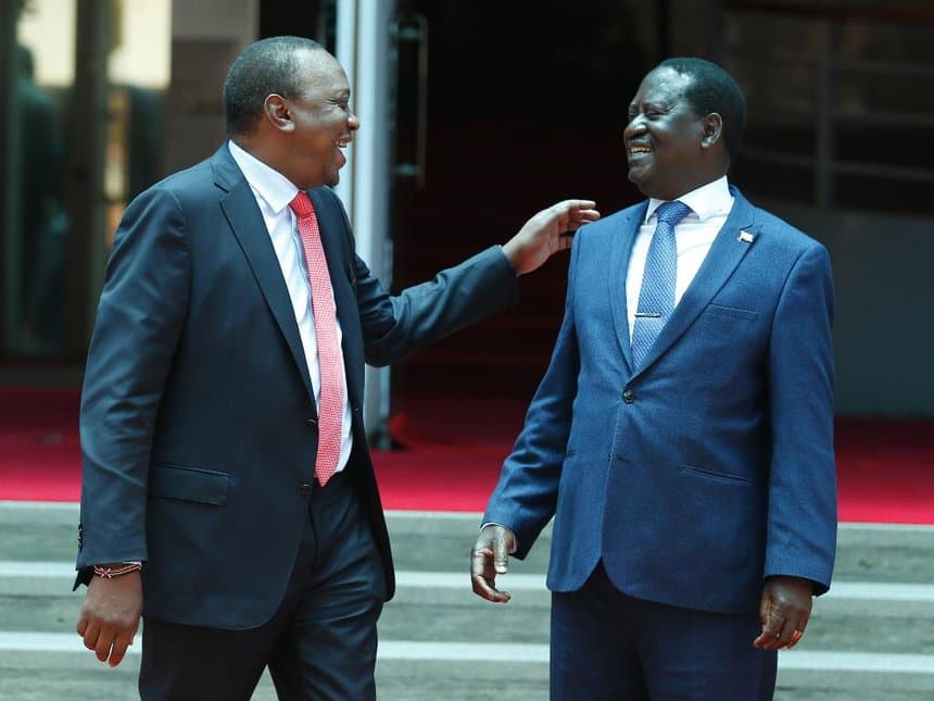 Uhuru throws security into panic as he vanishes with Raila in Kisumu to undisclosed place