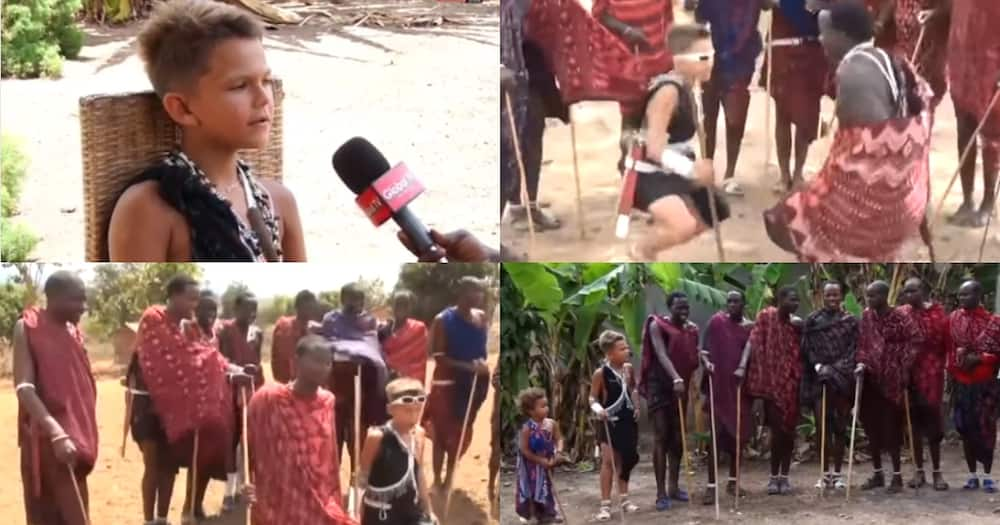 Meet 13-year-old mzungu boy who speaks fluent Maasai and herds cattle