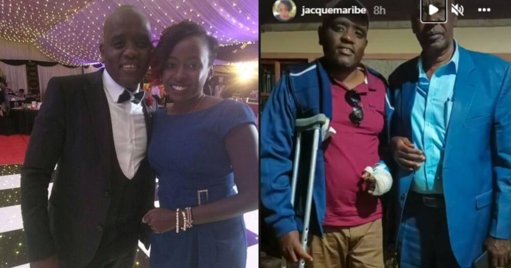 Jacque Maribe Shares Photo of Her Father Chilling with Injured Dennis ...