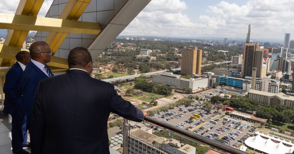 CBK Pension Towers inside view.