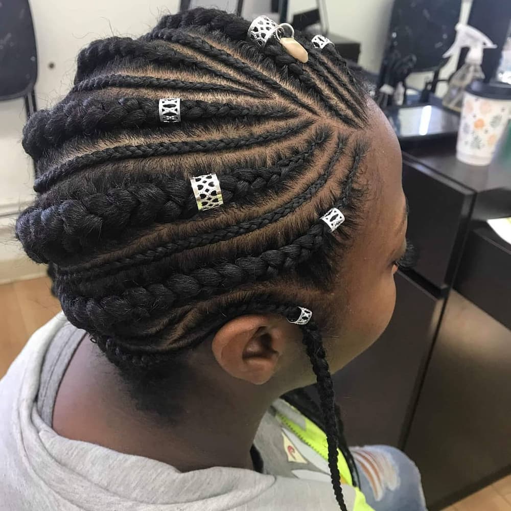 latest cornrow styles