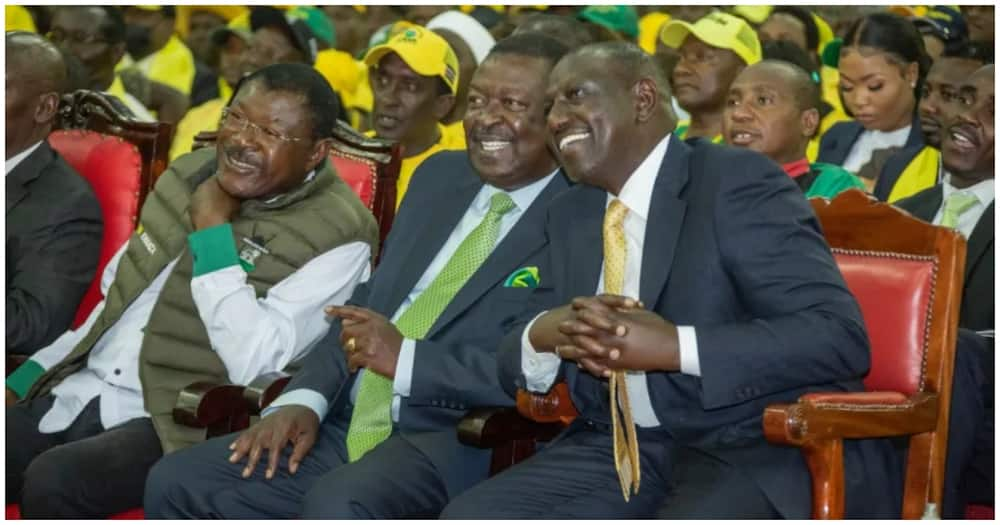 Musalia Mudavadi, Moses Wetang'ula kupata 40% ya Serikali Kenya Kwanza Ikishinda Kura