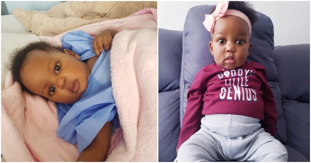 Baby May's liver is badly damaged and she needs an urgent transplant.