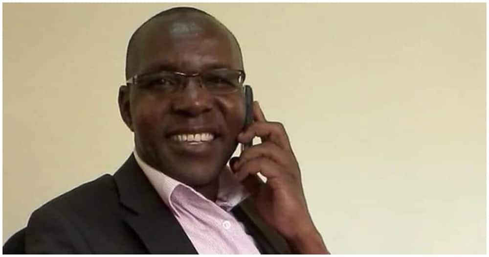 The man managed to perfectly mimic fallen radio broadcaster Waweru Mburu.