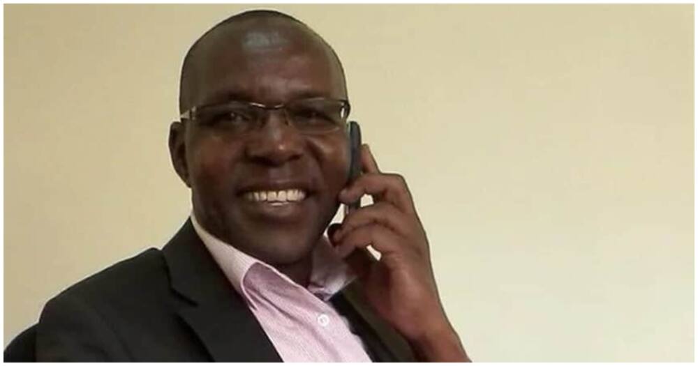 The man managed to perfectly mimic fallen radio broadcaster Waweru Mburu.