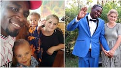Mzungu Wife to Bukusu Boda Boda Man Leaves Him with Kids for US: "Thanks for Stepping Up"