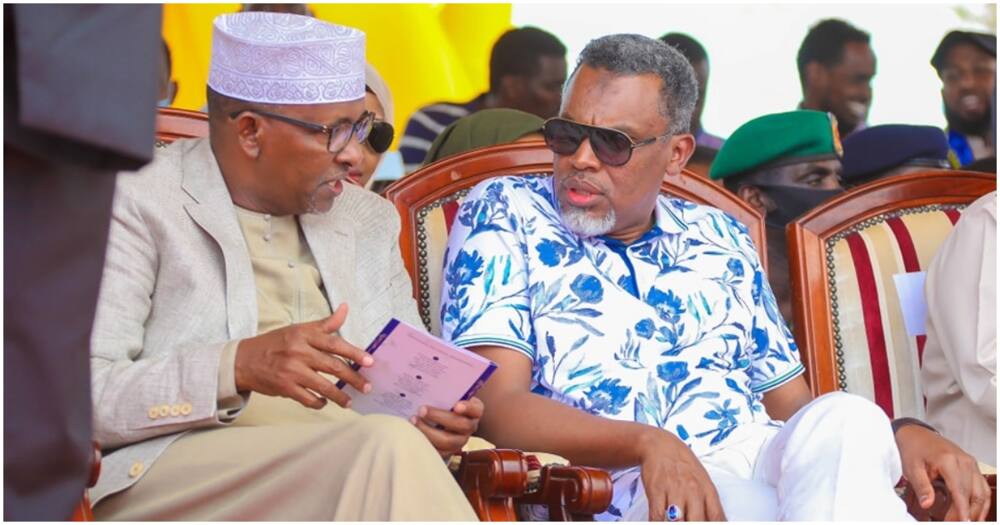 Aden Duale and DPP Noordin Haji.