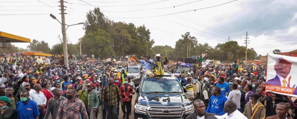 Raila Apokelewa kwa Shangwe Nyahururu, Asema Yeye Ndiye Kiboko Yao