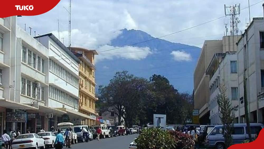 Meru town during the day