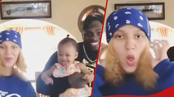 Khaligraph Jones, Wife Show Off Flawless Matching Moves While Dancing to Rapper's Song