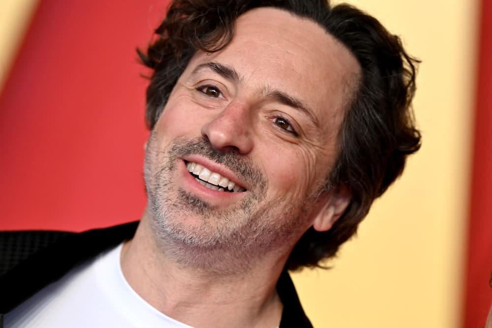 Sergey Brin at the 2024 Vanity Fair Oscar Party