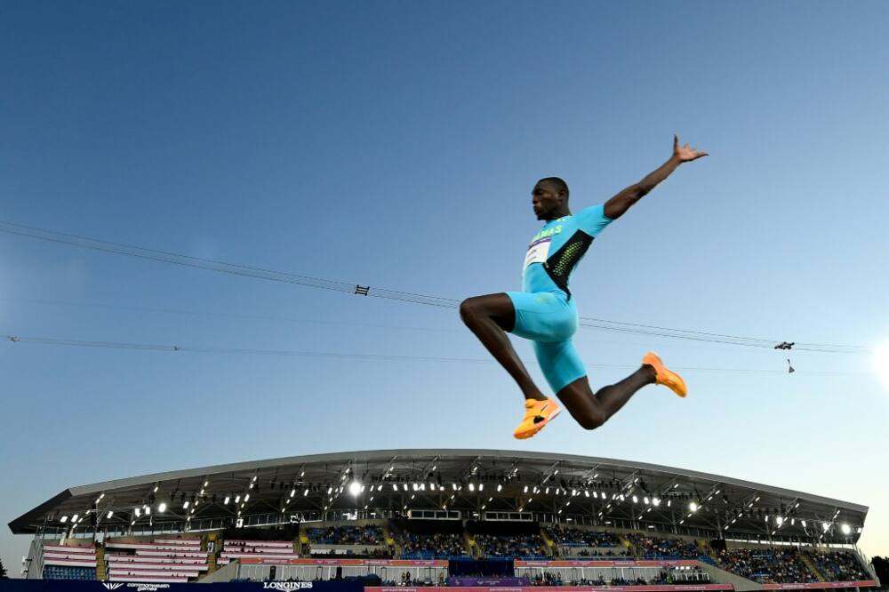 Laquan Nairn won the men's long jump at the Commonwealth Games in Birmingham