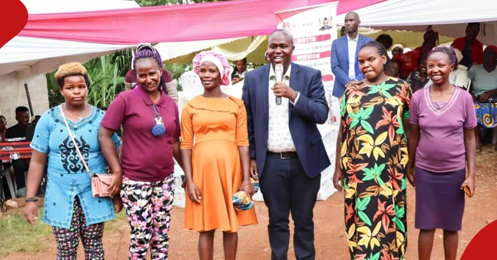 Mathioya MP Edwin Gichuki launches his initiative to help expectant mums.