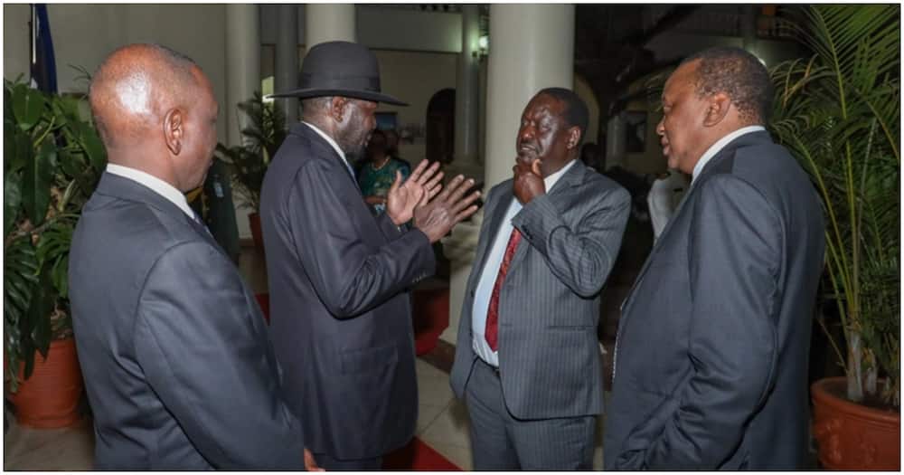 Ruto, Raila meet at State House after a weekend of fierce verbal political exchange