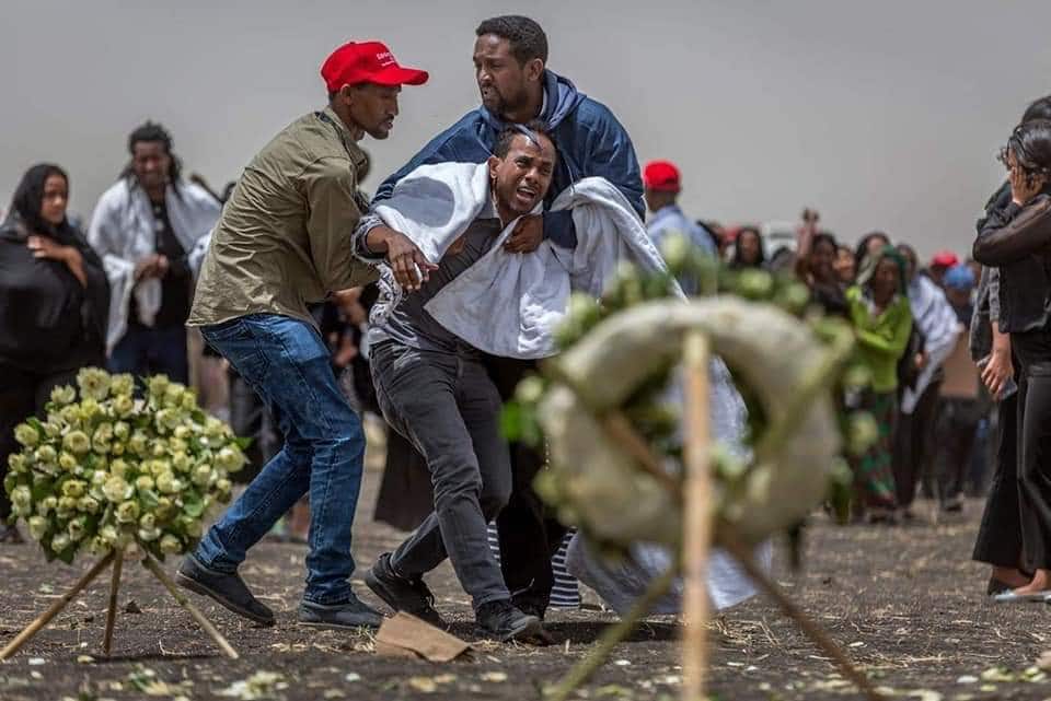 Sorrow and pain as affected families visit Ethiopian Airlines plane crash site