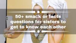 50+ smack or facts questions for sisters to get to know each other