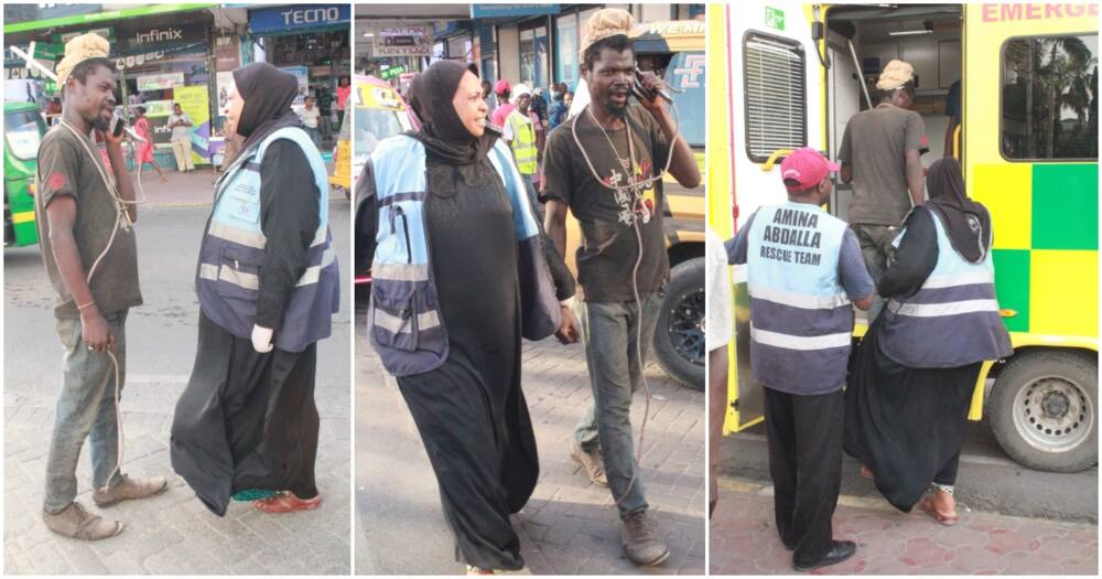 Amina bumped into Edwin on Kwame Nkrumah road in Mombasa.